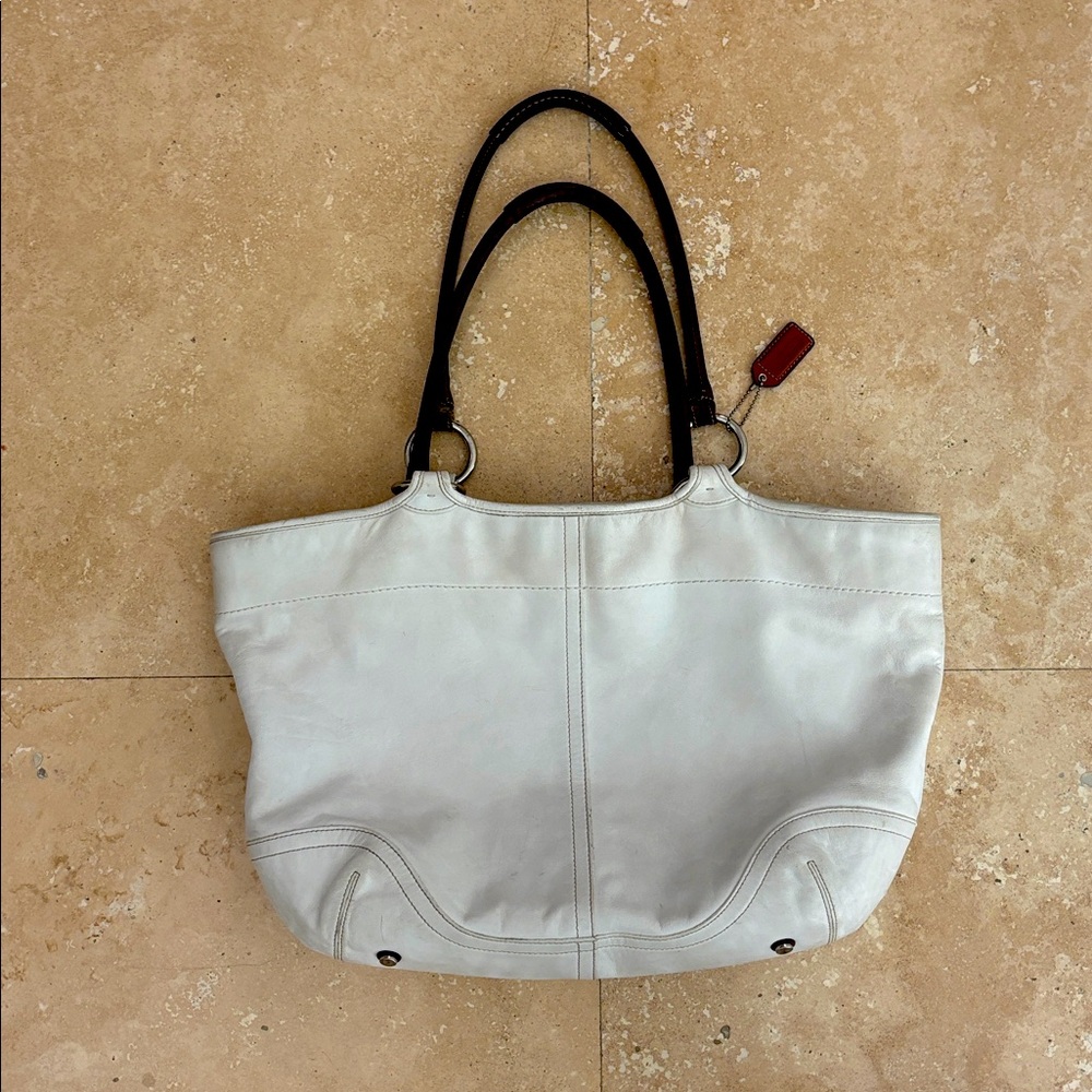 Coach Leather Tote Bag